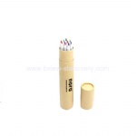 12pcs newspaper pencil in tube