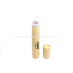 12pcs newspaper pencil in tube